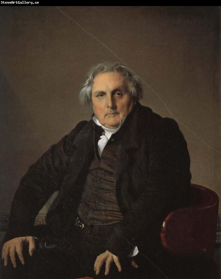 Jean-Auguste Dominique Ingres Mr. Bertin portrait